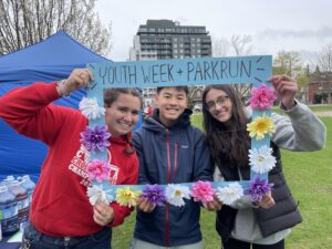 GYC at the ParkRun event for youth week 2025