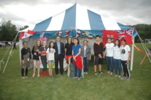 GYC gathers at the Multicultural Festival with Mayor Cam Guthrie